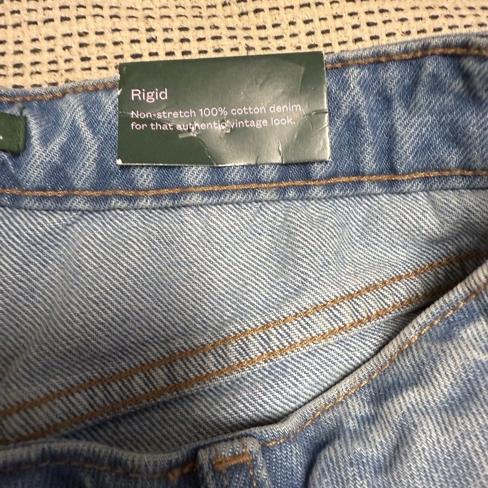 Wild Fable Mid Rise 90s Relaxed Straight Denim Jeans - Picture 7 of 8
